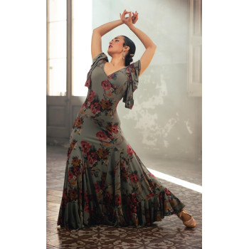 Robe flamenco à imprimé...