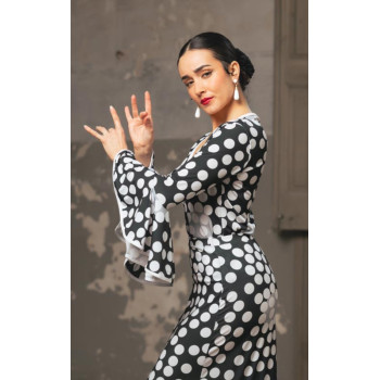 Haut imprimé flamenco avec...