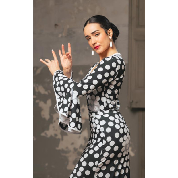 Haut imprimé flamenco avec...