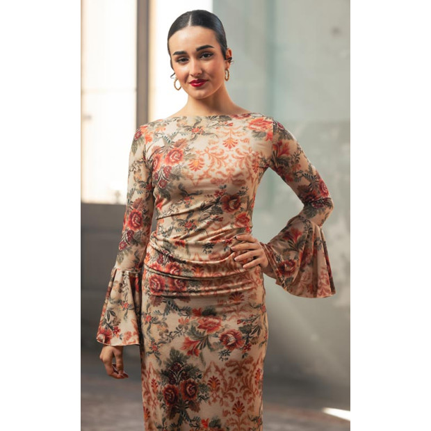 Top Flamenco Estampado Con...