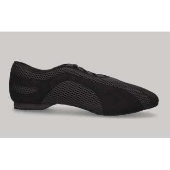 Men's Black Lace-Up Latin...