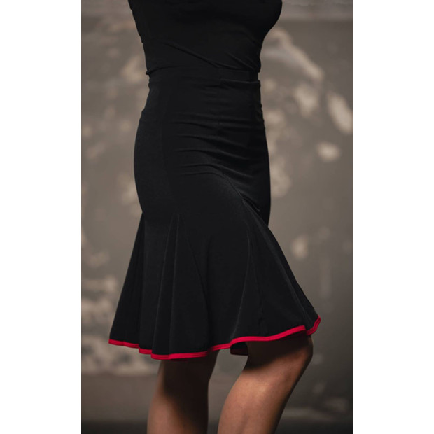 Black Stucco Skirt for...