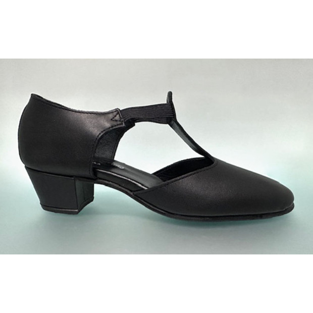Black Leather Dance Shoe,...